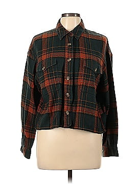 American Eagle Outfitters Long Sleeve Button-Down Shirt (view 1)