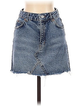 Topshop Denim Skirt (view 1)