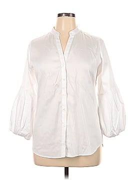 Etcetera 3/4 Sleeve Button-Down Shirt (view 1)
