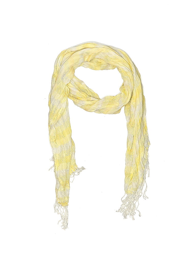 Isa & Stef 100% Polyester Yellow Scarf One size - photo 1
