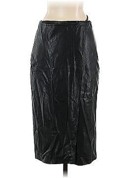 Armani Exchange Faux Leather Skirt (view 2)
