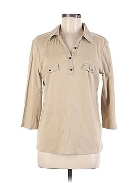 Karen Scott 3/4 Sleeve Button-Down Shirt (view 1)