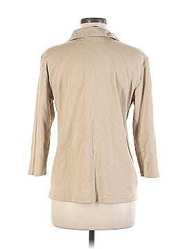 Karen Scott 3/4 Sleeve Button-Down Shirt (view 2)