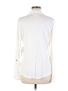 Liz Claiborne 3/4 Sleeve Button-Down Shirt (view 2)