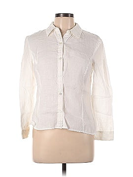Ann Taylor 3/4 Sleeve Button-Down Shirt (view 1)