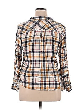 Maurices 3/4 Sleeve Button-Down Shirt (view 2)