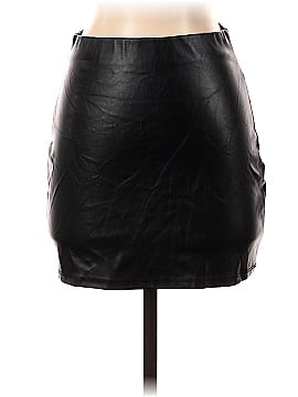 Sorella Faux Leather Skirt (view 1)