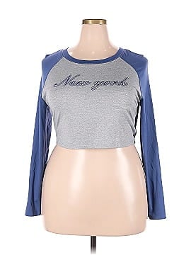 Shein Curve 3/4 Sleeve T-Shirt (view 1)