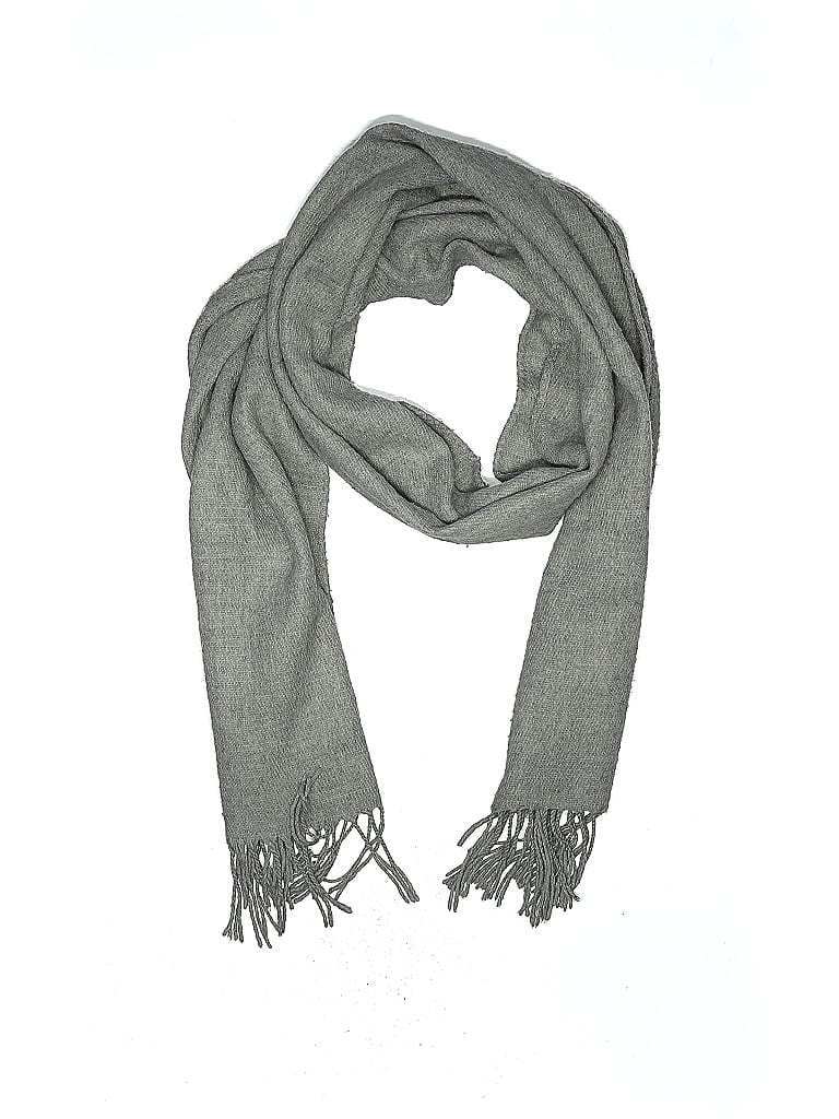 Pre-owned Topshop Scarf In Gray