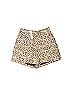 J.Crew Animal Print Brown Shorts Size 0 - photo 1