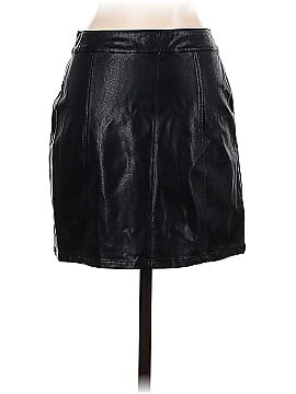 12th Tribe Faux Leather Skirt (view 2)