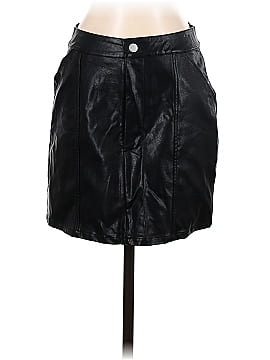 12th Tribe Faux Leather Skirt (view 1)