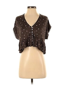 Lucky Brand Short Sleeve Blouse (view 1)