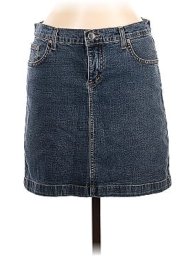 Wax Jean Denim Skirt (view 1)