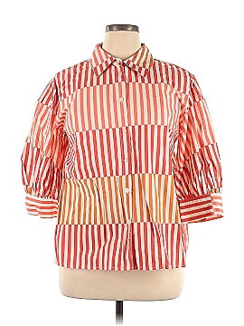 Who What Wear 3/4 Sleeve Button-Down Shirt (view 1)