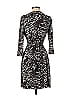 an original MILLY of New York Animal Print Black Cocktail Dress Size S - photo 2