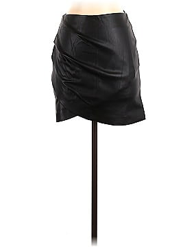 Pull&Bear Faux Leather Skirt (view 1)