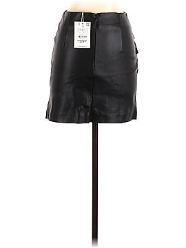 Pull&Bear Faux Leather Skirt (view 2)