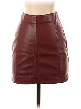 Free People Faux Leather Skirt (view 1)