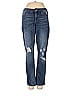 Bebe Hearts Stars Graphic Blue Jeans Size 25 waist - photo 1