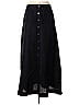 Socapri 100% Flax Black Blue Casual Skirt Size EU (IT) 48 / US 12 - photo 1