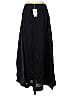 Socapri 100% Flax Black Blue Casual Skirt Size EU (IT) 48 / US 12 - photo 2