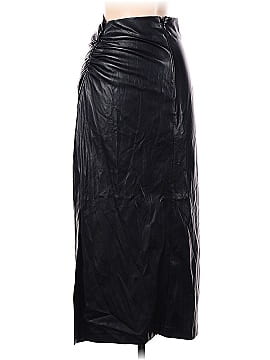 Zara Faux Leather Skirt (view 2)