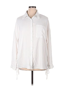 Shein Long Sleeve Button-Down Shirt (view 1)