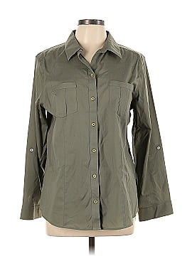 Chico's 3/4 Sleeve Button-Down Shirt (view 1)