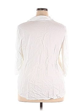 Woman Within 3/4 Sleeve Blouse (view 2)