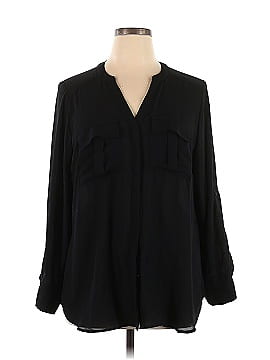 a.n.a. A New Approach Long Sleeve Blouse (view 1)