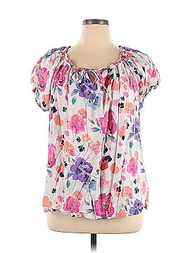 St. John's Bay Short Sleeve Blouse (view 1)