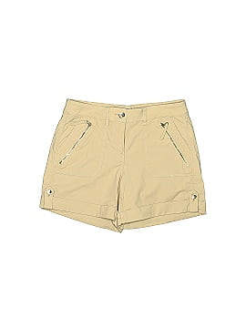 White House Black Market Khaki Shorts (view 1)