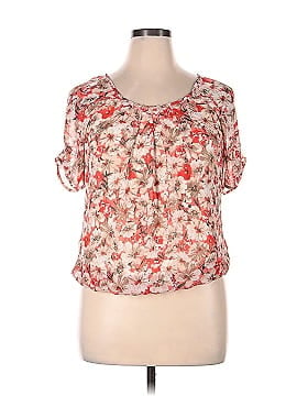 Sara Michelle Short Sleeve Blouse (view 1)