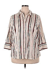 Lane Bryant Outlet 3/4 Sleeve Button Down Shirt