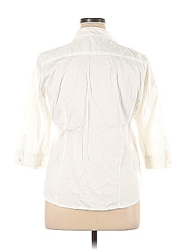 Dana Buchman 3/4 Sleeve Button-Down Shirt (view 2)