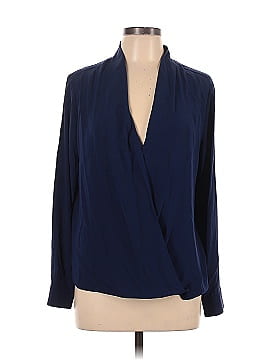 Drew Long Sleeve Silk Top (view 1)