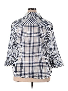 Charter Club 3/4 Sleeve Button-Down Shirt (view 2)