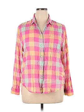 American Eagle Outfitters Long Sleeve Button-Down Shirt (view 1)