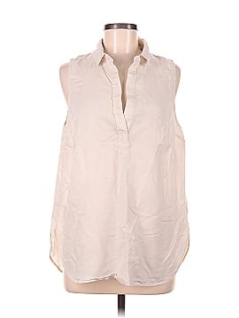 J.Crew Factory Store Sleeveless Button-Down Shirt (view 1)