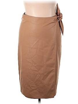 The Drop Faux Leather Skirt (view 1)