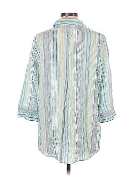 Chico's 3/4 Sleeve Button-Down Shirt (view 2)