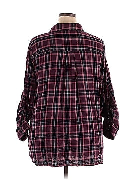 Lane Bryant 3/4 Sleeve Button-Down Shirt (view 2)