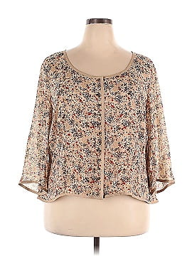 Nine West 3/4 Sleeve Silk Top (view 1)