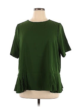 ELOQUII Short Sleeve Blouse (view 1)