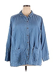 Isaac Mizrahi Live! 3/4 Sleeve Button Down Shirt