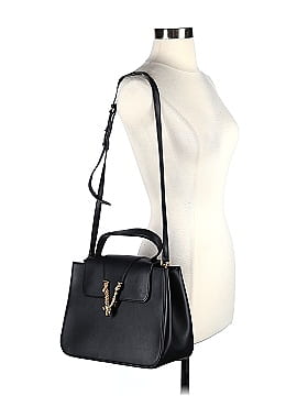 Versace Virtus Leather Top Handle Bag (view 2)