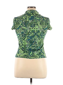 INC International Concepts Short Sleeve Blouse (view 2)