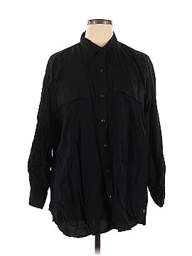 Banana Republic Factory Store 3/4 Sleeve Button-Down Shirt (view 1)