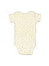 Carter's 100% Cotton Stars Polka Dots Ivory Short Sleeve Onesie 0-3 MO / 3 MO - photo 2